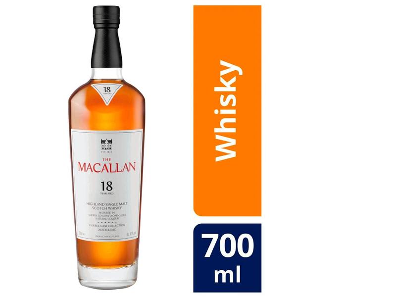 Whisky The Macallan Double Cask Single Malt 18 Anos Escocês 700ml